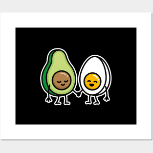 Keto Egg Avocado Ketogenic Ketosis low carb Diet Posters and Art